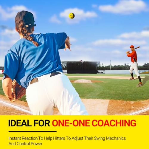PLAYAPUT Pro Impact Limited-Flight Practice Baseballs – Ultra Durable 12-Set