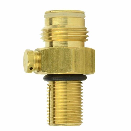 Interstate Pneumatics WRCO2-PV Brass Pin Valve for CO2 Paintball Tank