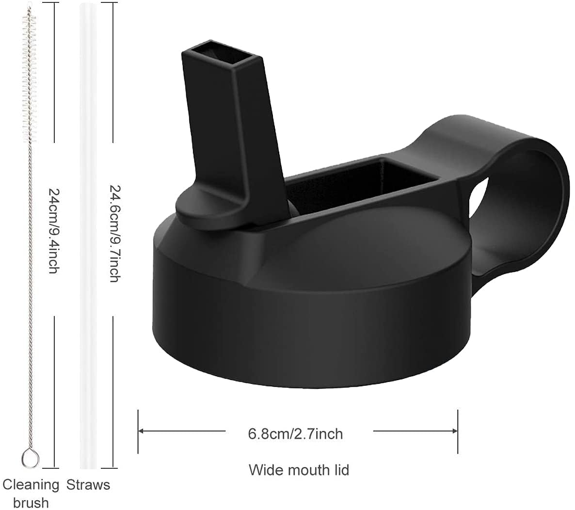 The Mass Wide Mouth Straw Lid Compatibility Most Sports Water Bottle