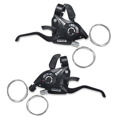 BESNIN Shifter and Brake Combo - 3x7 21Speed Mountain Bike Shifters & Left/Right Brake Lever Set