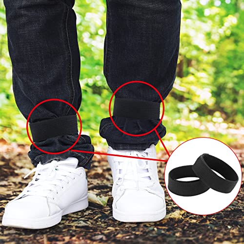 Boot Blousers - Elastic Ankle Strap Blousing Straps, 6 Pcs Black