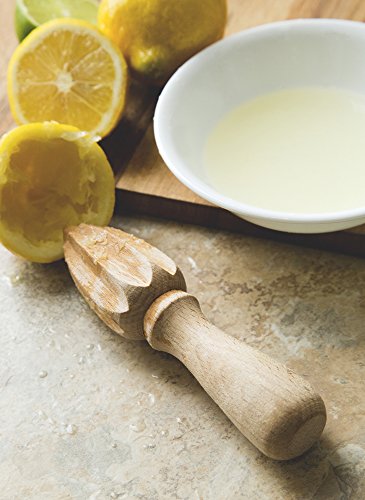 Lemon Reamer Juicer - Beechwood 1.25 Inch x 6 Inch
