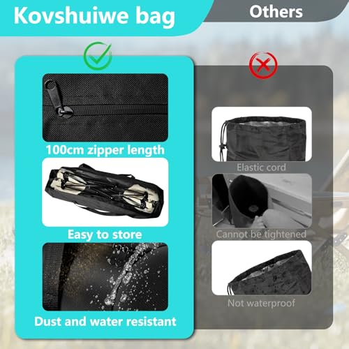 Kovshuiwe 43.3-Inch Camping Chair Storage Bag Large Foldable Carrying Case