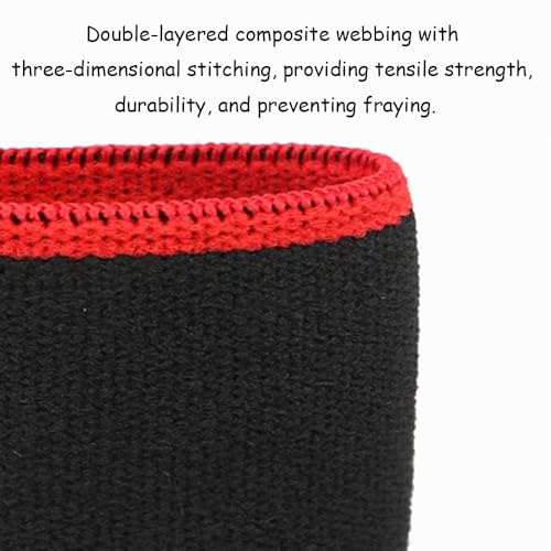 Adjustable Fitness Resistance Band for Stretching - Red