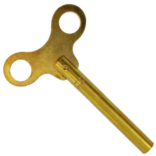 TAURISH Extra Long Brass Universal Clock Winding Key for Antique Vintage Clocks - Key for Mechanical Clock (Key No. 7-4.00mm I.D.)