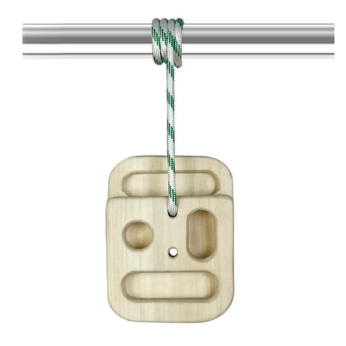 AWNOM Climbing Hangboard Rock Climbing Training as Climbing Fingerboard with Jugs, Slopes and Edges, Pockets as Door Mounted Training Station Rock Climbing Pull Up Bar (Single)