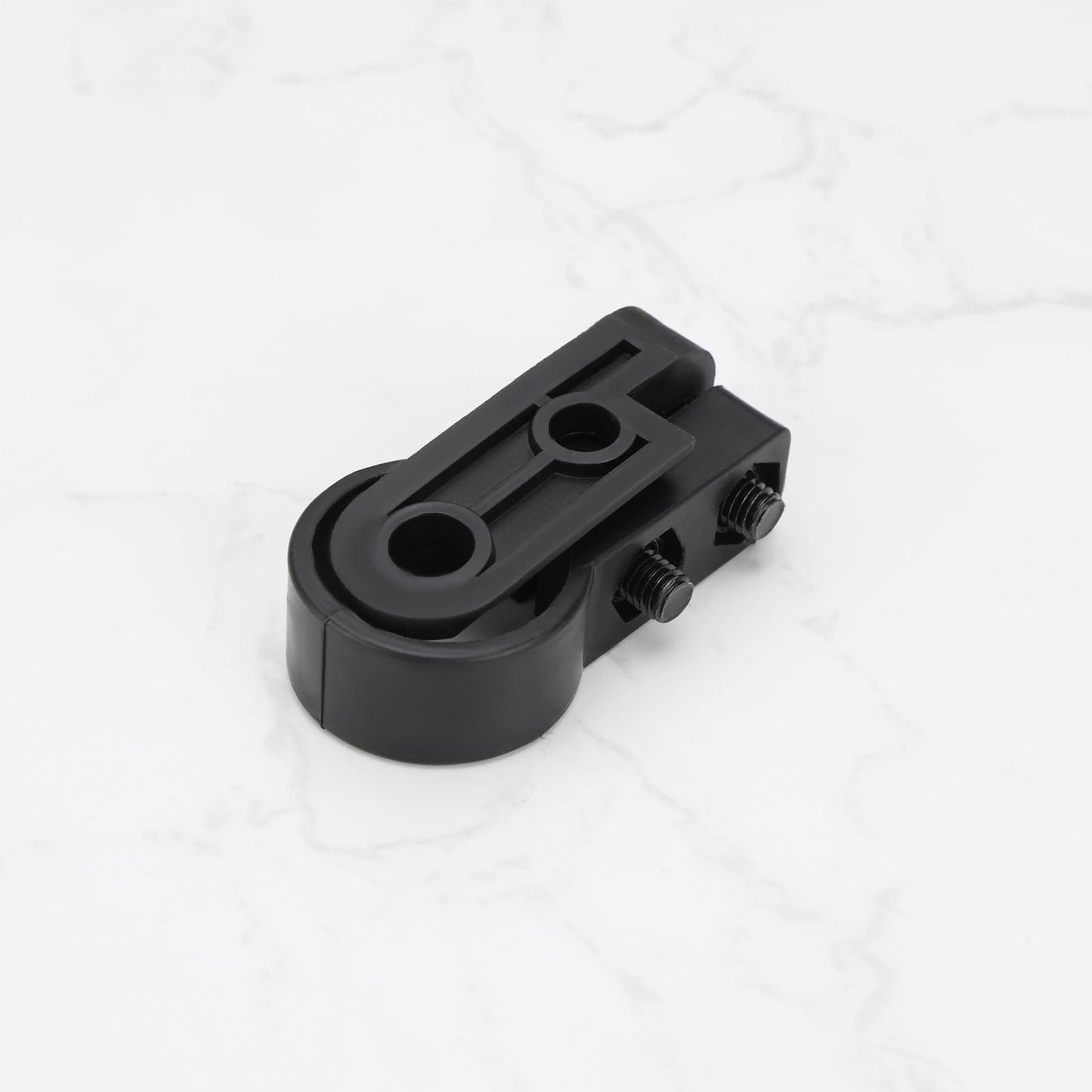 Create idea 4Pcs Bicycle Front and Rear Reflector Warning Reflector Black Plastic Bracket Seat Tube Bracket Diameter: 22.2mm 25.4mm 2 Each