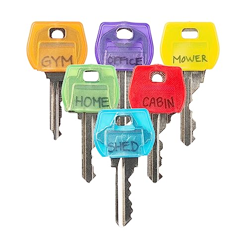 Color Coded ID Key Labels - Nite Ize IdentiKey Covers, 6 Pack