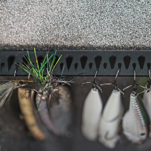 Fishing Lure Rack – 14" x 1" – Holds 40+ Lures, Tackle Organizer