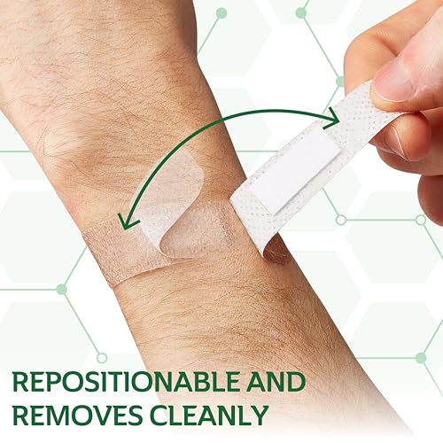 Silicone Bandages for Sensitive Skin - 20 Count, 0.75" x 3"