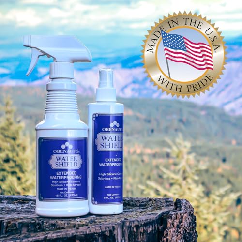 Obenauf's Water Shield Odorless Waterproofing Spray 16oz for Fabrics & Leather