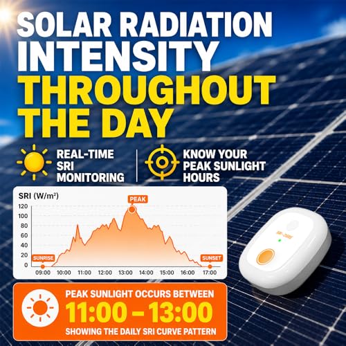 Solar Radiation Meter - Real-Time SRI & DSRE Monitor with Data Logging
