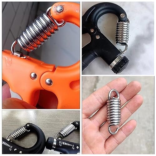 5 Pack Hand Grip Strengthener Replacement Springs - Durable Steel