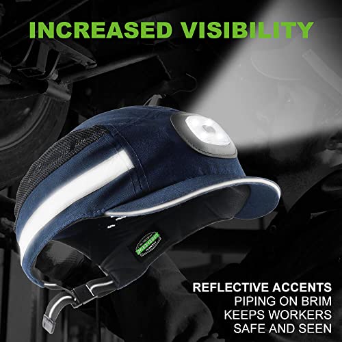 Bump Cap for Safety Baseball Cap Style Hard Hats for Adult Men Women Breathable Lightweight Safety Hat for Head Protection with Reflective Stripes