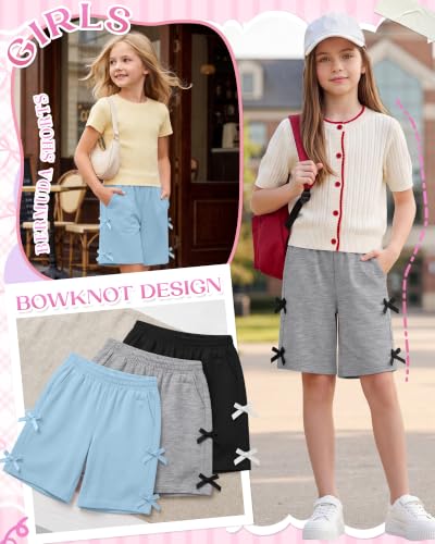 Girls Summer Shorts - 3 Pack Comfortable & Stylish