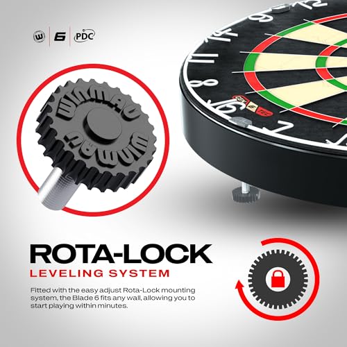 Professional Bristle Dartboard - PDC Tournament Blade 6
