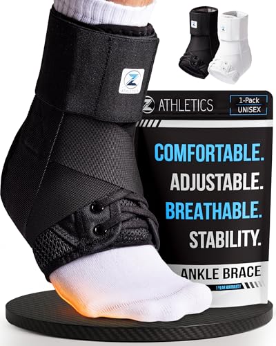 Reinforced Ankle Brace for Sprains & Achilles Tendonitis Support