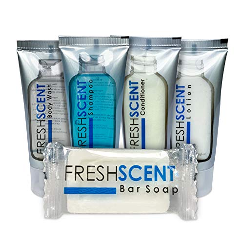Freshscent 1oz Hotel Travel Size Lotion Pack of 100 - Bulk Hospitality Amenities