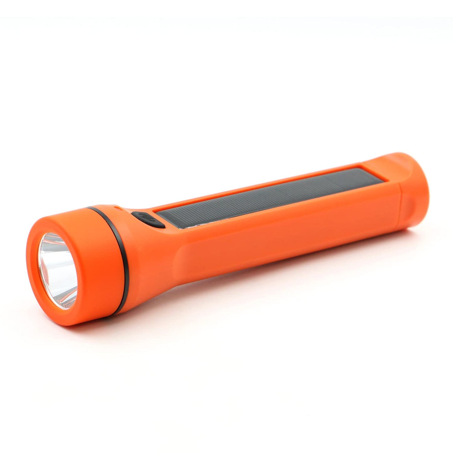 HYBRIDLIGHT Journey 1000 Solar LED Waterproof Flashlight with Micro USB Port, Orange