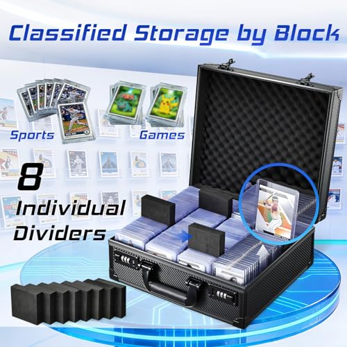 Boldblox 4-Row Card Storage Box for 3x4 35pt Top Loaders – Holds 600+ Cards