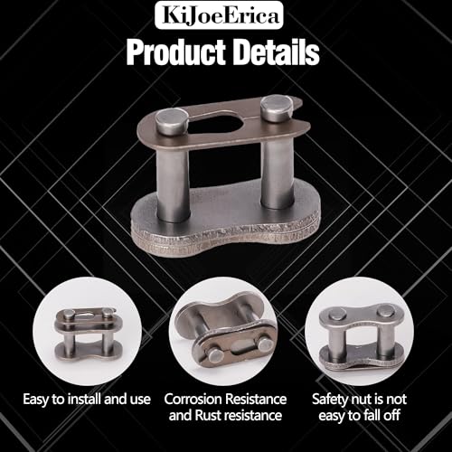 #35 Bike Chain Master Link Connectors - Carbon Steel - 6 Pack