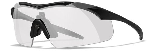 Wiley X Vapor Tactical Ballistic Shooting Sunglasses Matte Black Frame with Smoke Grey and Clear Lens Shields