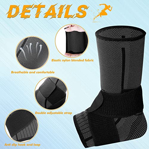 Kids Ankle Brace Compression Support - Black, X-Small
