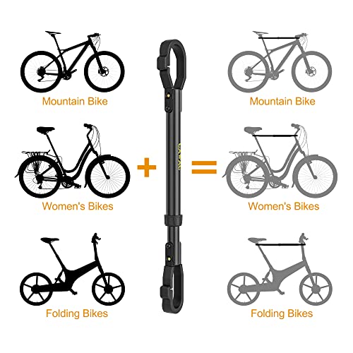 Adjustable Bike Crossbar Adapter for Low-Step Bikes - 1 PC