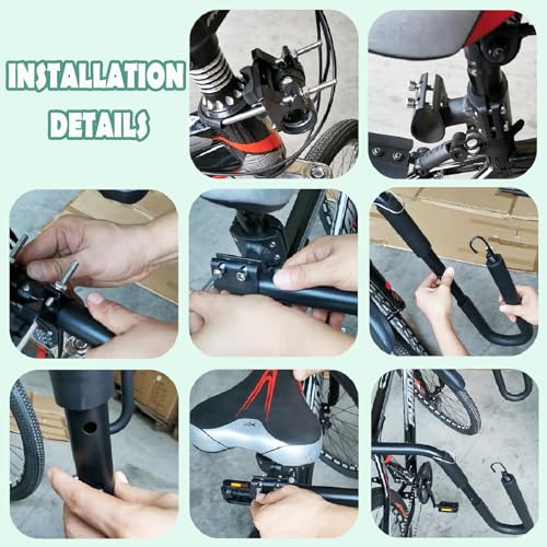 Bicycle Surfboard Rack - Adjustable Bike Holder for SUPs & Longboards