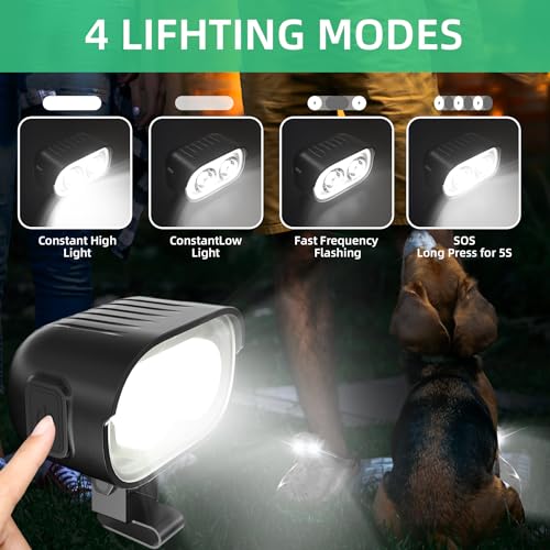 LED Shoe Headlights - Clip-On Flashlight for Sandals and Sneakers