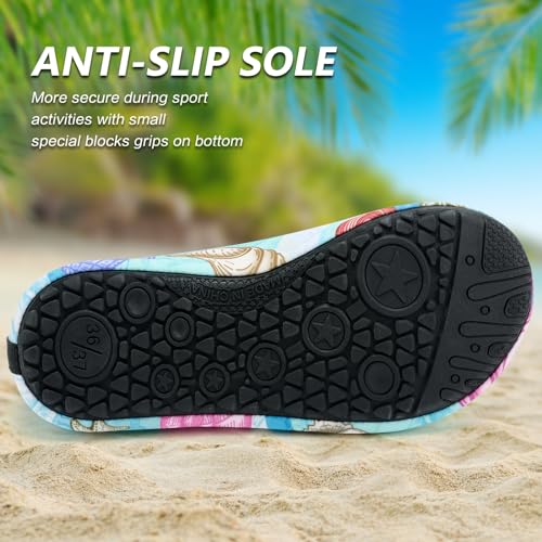 Unisex Barefoot Water Shoes - Quick-Dry Non-Slip Aqua Socks for Beach & Swim
