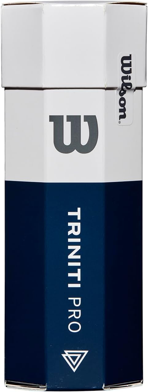 WILSON Triniti Pro Tennis Balls - High Performance, Eco-Friendly | Pack of 3, Bright Yellow