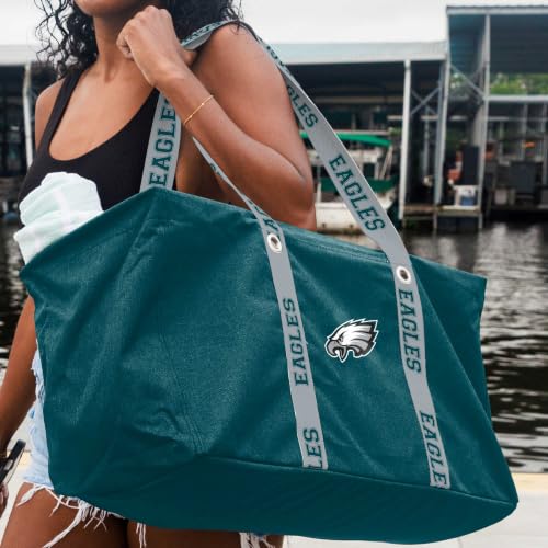 Philadelphia Eagles Picnic Caddy Tote Bag - Large, Collapsible Design