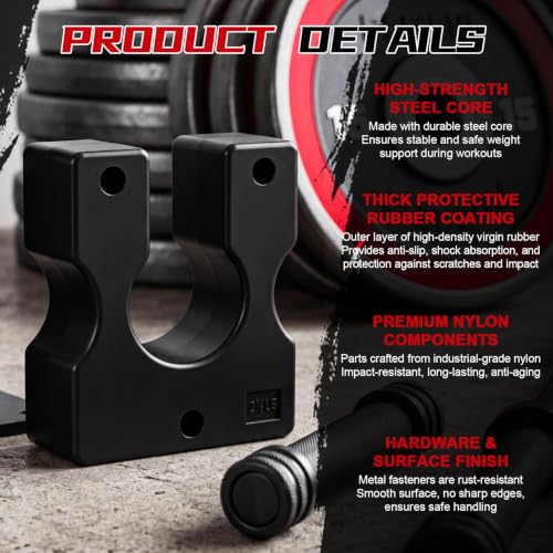 2.5 Lb Weight Stack Adapter Plates - Set of 2, Compatible with Fitness Equipment, Shimeyao
