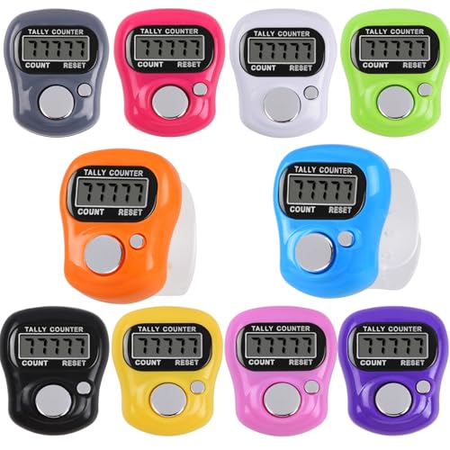 Electronic Finger Counter - 10-Pack Digital Clickers with LCD Display