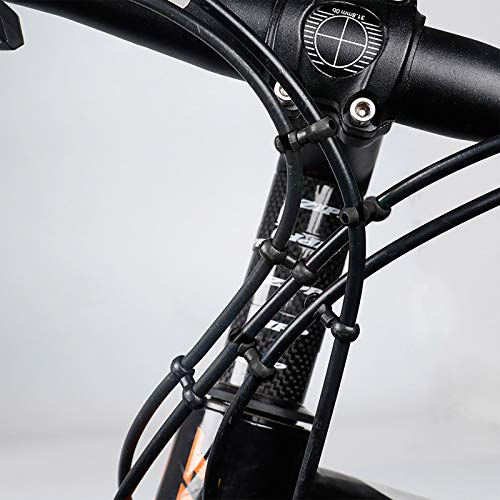 10 PCS Bicycle Brake Cable S Clips - High-Quality Plastic