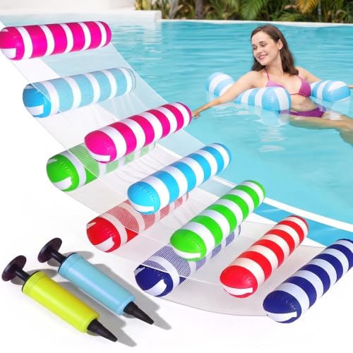 ANNIL 5 Pack Pool Floats Hammock