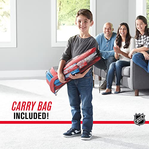 Kids Mini Knee Hockey Goal Set - 2 Nets, Red - Indoor Sports