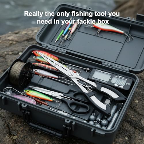 Stainless Steel Fishing Pliers - 21cm Hook Remover Multitool