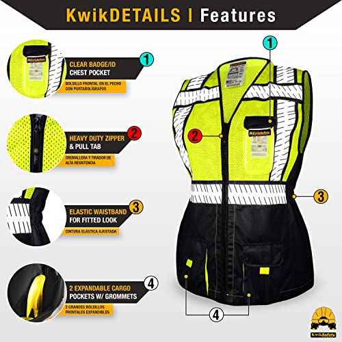 KwikSafety - Charlotte, NC - SHERIFF & SPECIALIST Safety Vest for Women ANSI OSHA