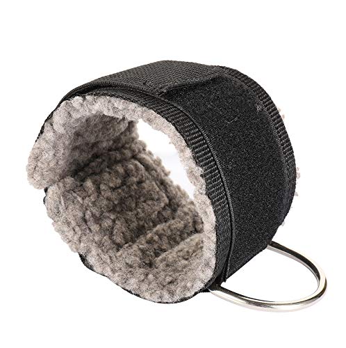 Adjustable Ankle Straps for Cable Machines - Dark Grey 1 Pack