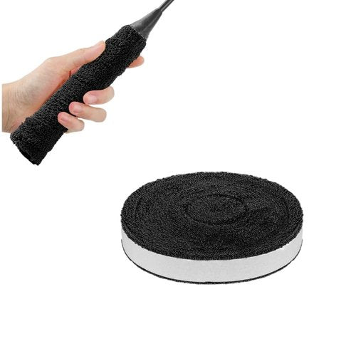 Ibluelover 16.4 Ft Badminton Tennis Towel Grip Tape Non Slip Racquet Handle Wrap Absorbent Racket Overgrip Roll Tennis Racket Sweatband for Outdoors