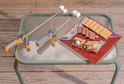 Cuisinart S'More to Love Roasting Reel - Extendable Campfire Skewer, Pack of 1