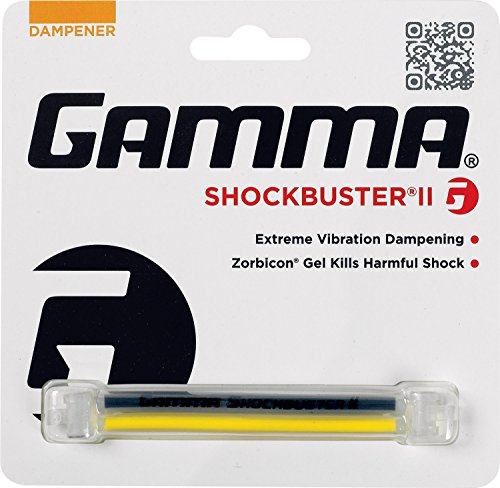 Tennis Racket Vibration Dampener - Yellow/Black Gel Shock Absorber