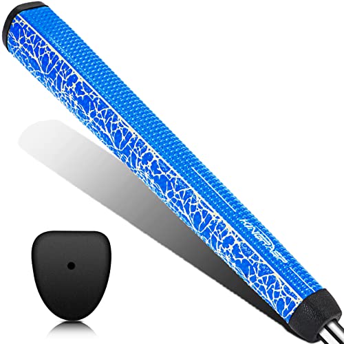 Blue Gun-Shaped Golf Putter Grip Non-Slip Control Comfortable KINGRASP