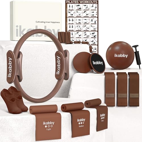 Complete Pilates Kit for Home Workout - Brown