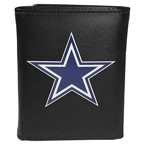 NFL Tri-Fold Wallet with Large Logo - Dallas Cowboys - Black