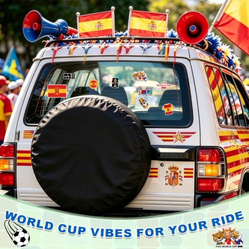 FIFA World Cup 2026 Spain Official Licensed Sticker Set - 12Pcs