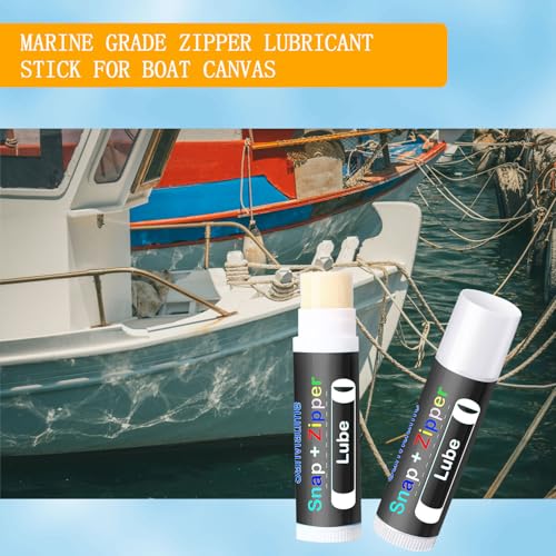 Zipper Wax Stick Lubricant - 4 Pack Snap & Zipper Wax