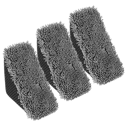 3 PCS Tire Shine Applicator Sponges, Microfiber Tire Brightener Applicator Pad Durable and Reusable Tires Dressing Applicators Pad, Tires Applicator-Pad for Car Detailing Cleaning Sealant Conditioner